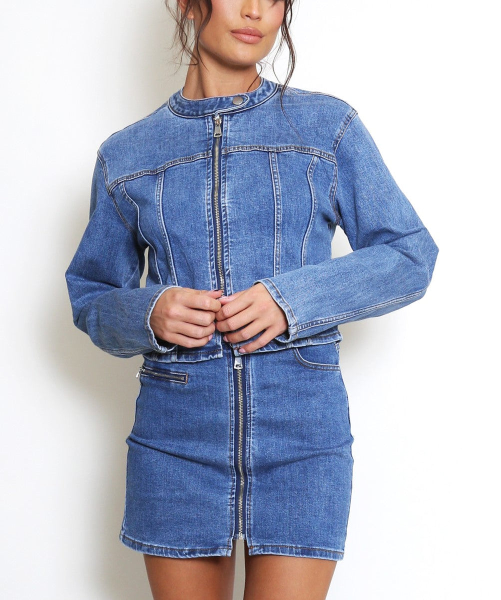 ジャケット・アウター MAVIMOON Separate Coat + Short Skirt Crop Jacket Skirt Suit 2- Piece – One Million Baby