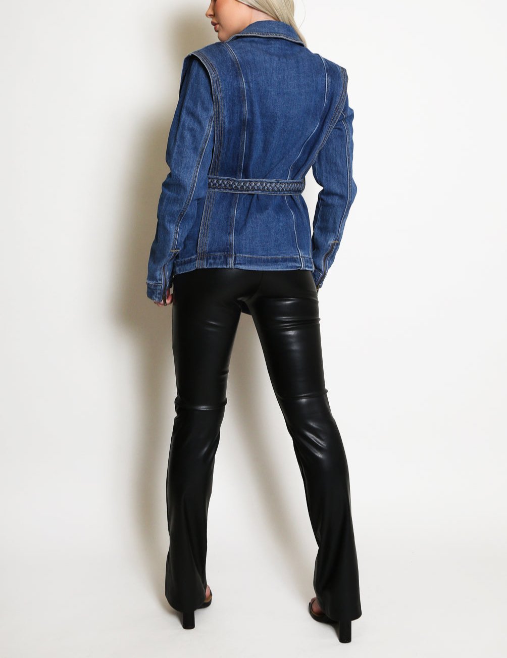 Belted Denim Jacket