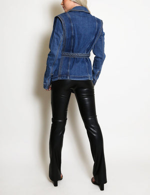 Belted Denim Jacket