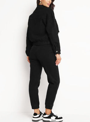 Buttons Up Jacket And Trouser Set