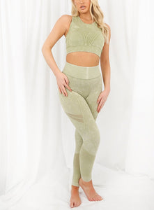 Acid Wash Gym Set