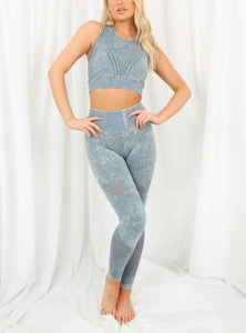 Acid Wash Gym Set