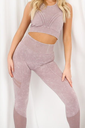 Acid Wash Gym Set