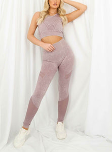 Acid Wash Gym Set
