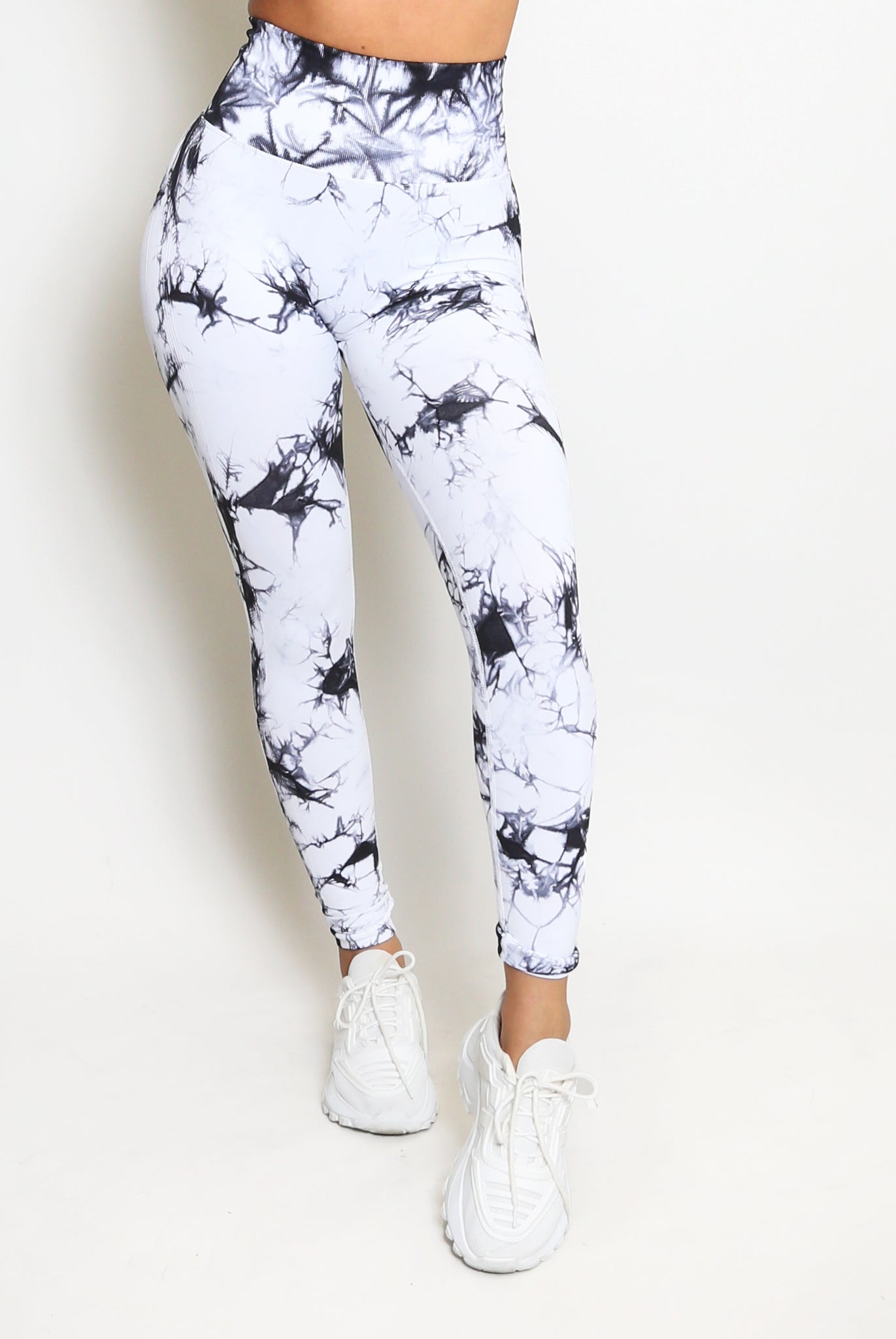 Tie Dye Tops And Leggings Set