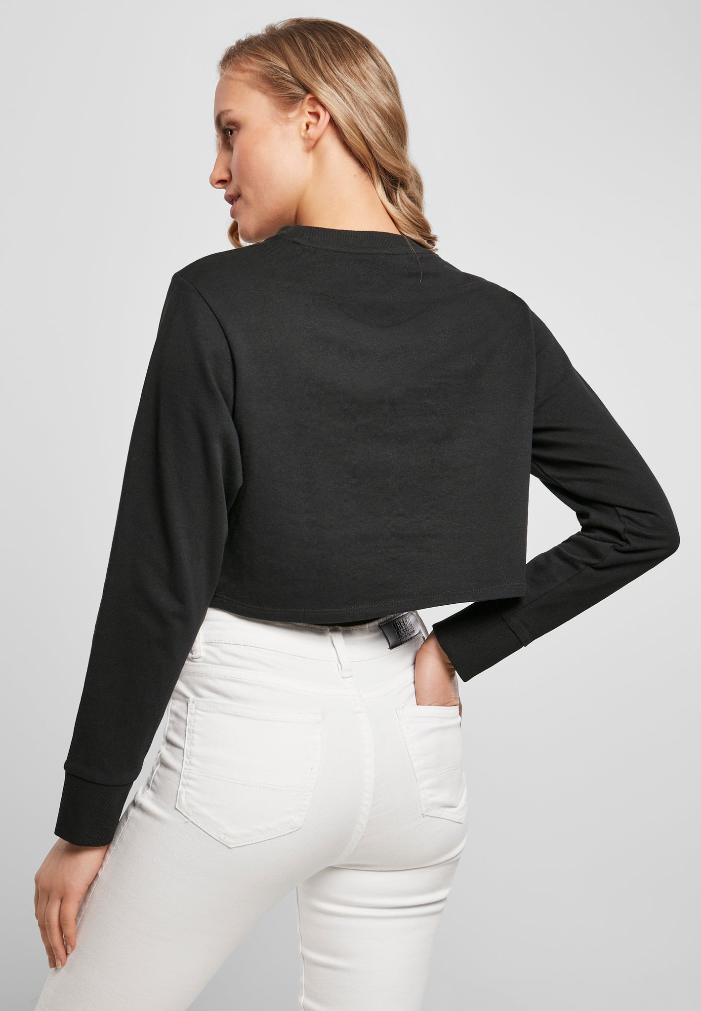 Cropped Crew Jumper