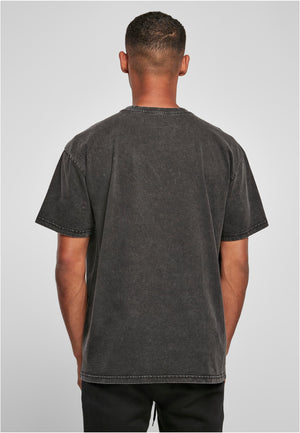 Acid washed oversized tee