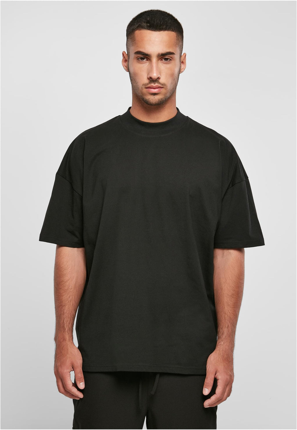 Oversized Mock Neck Tee