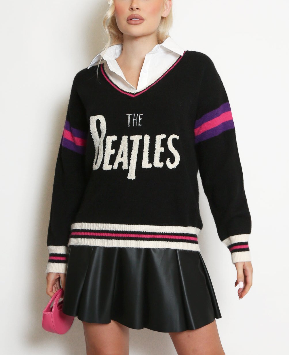 The Beatles Collared Jumper