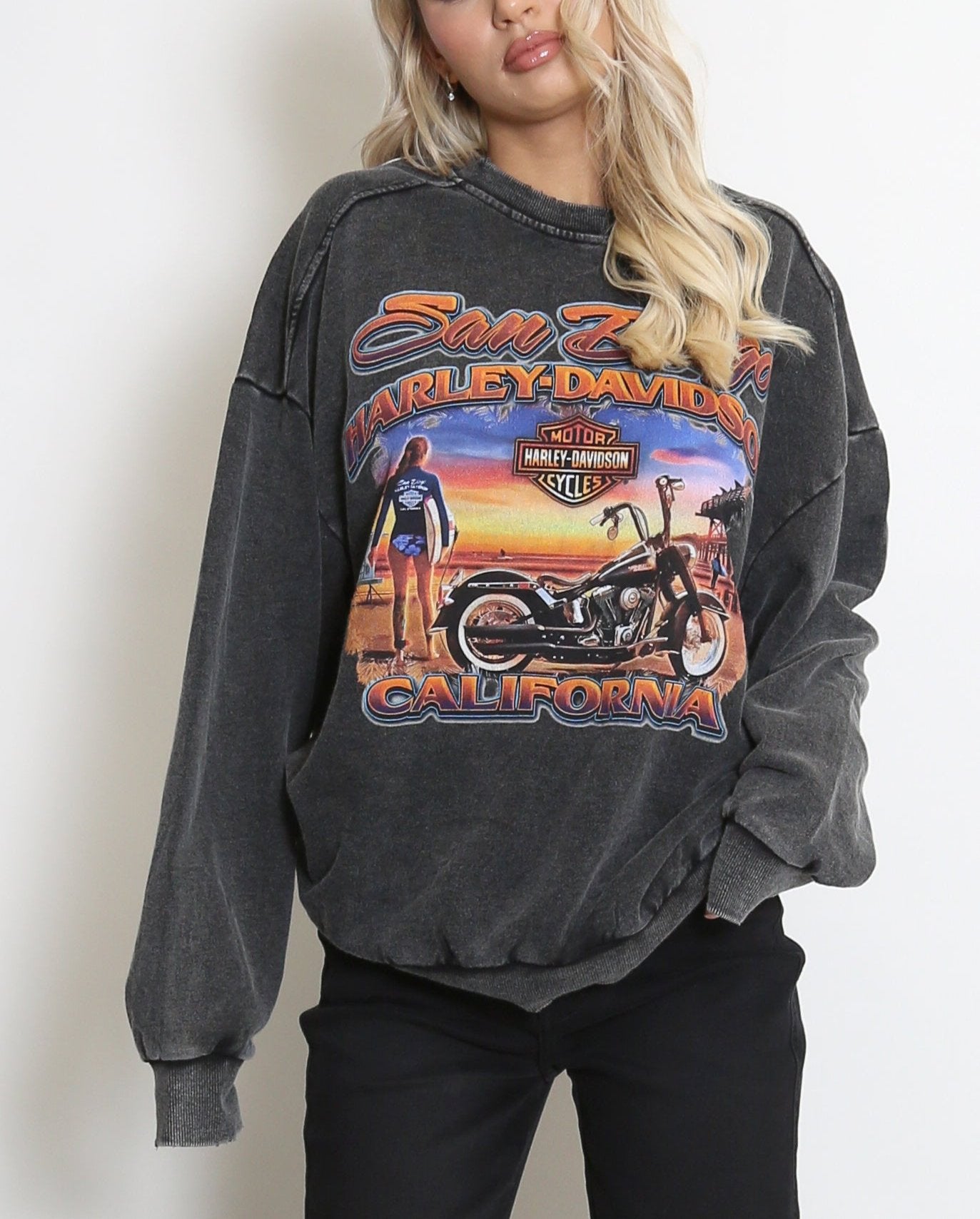 California Biker Girl Sweatshirt