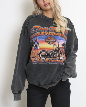 California Biker Girl Sweatshirt