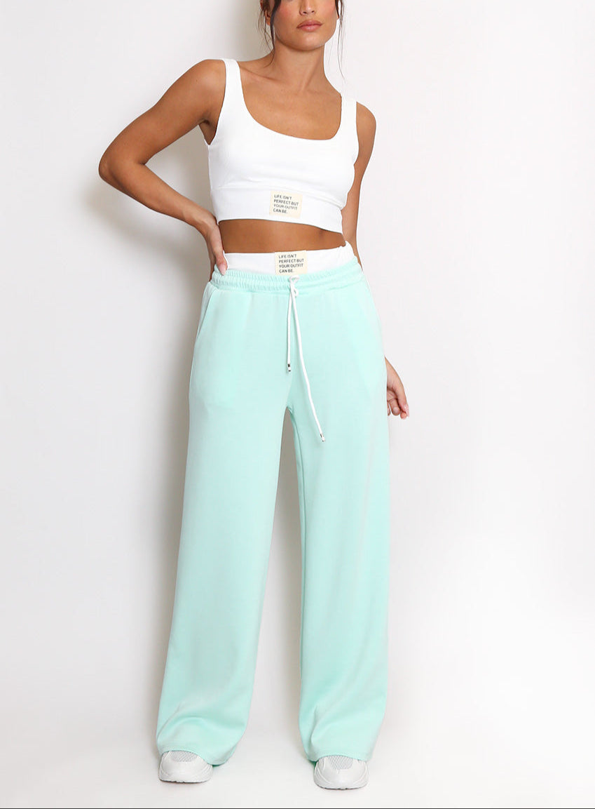 Contrast Bralet and Trouser Set