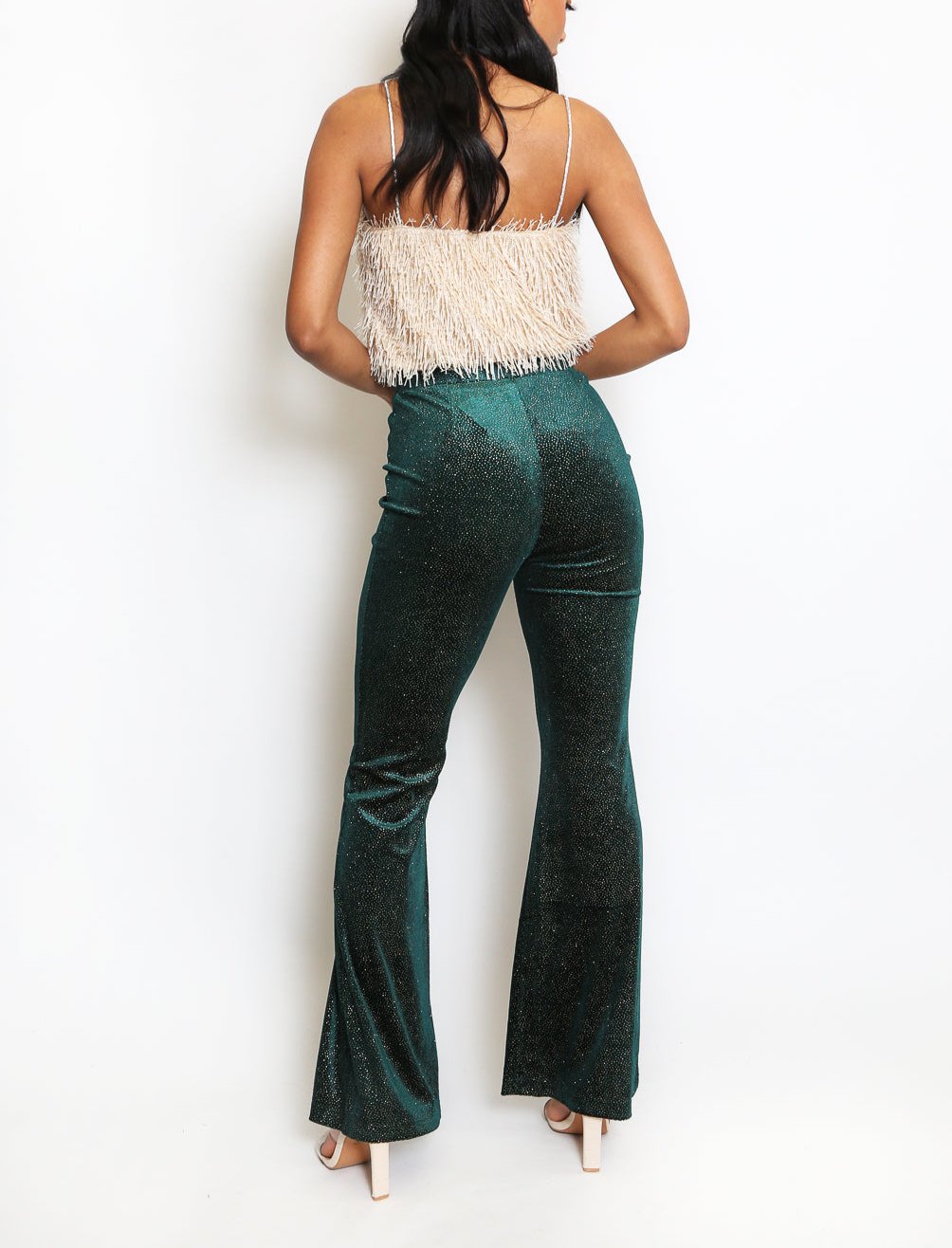 Embellished Flare Trouser