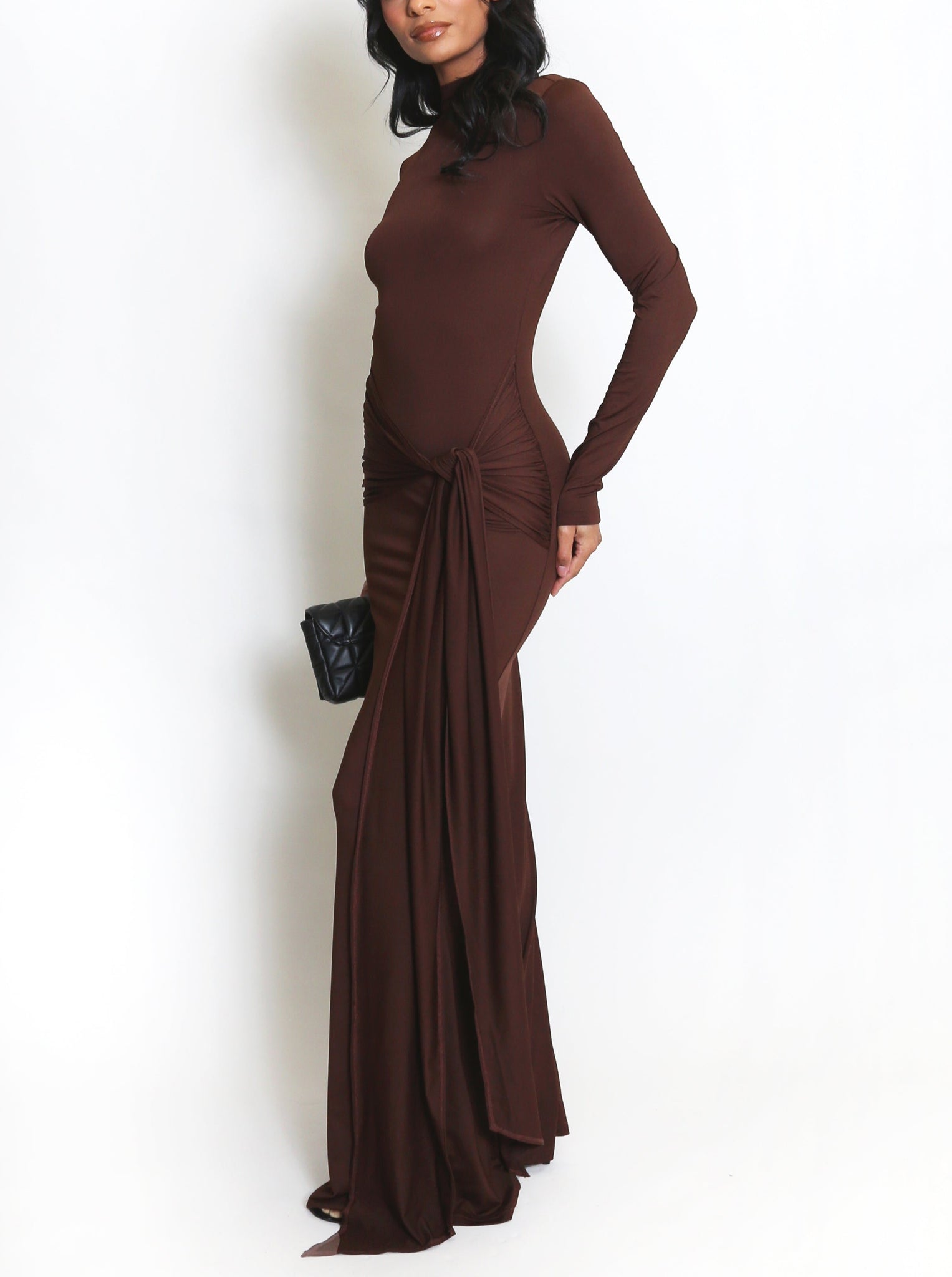 Front Tie Maxi Dress