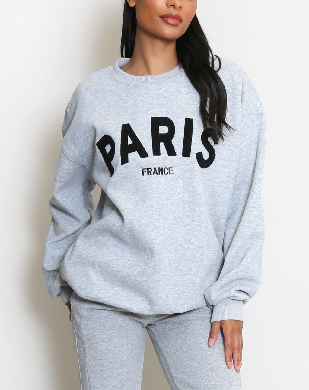 PARIS Embossed Sweatshirt