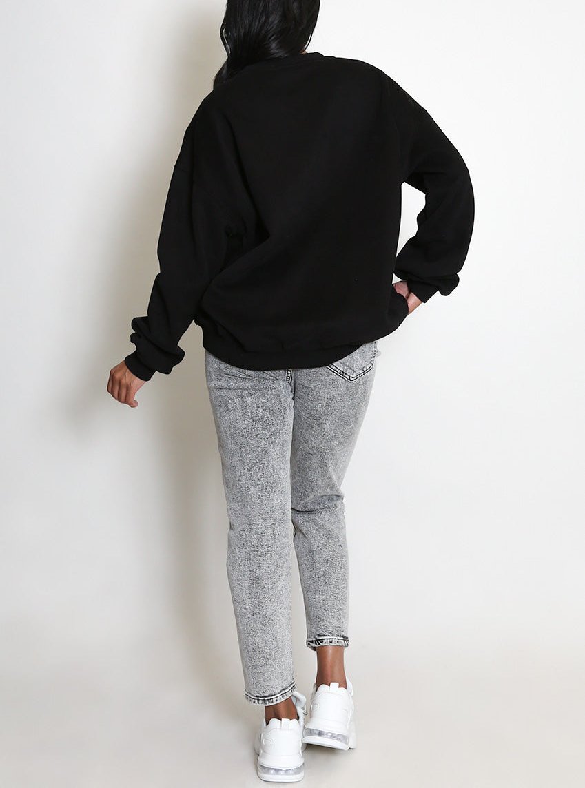 PARIS Embossed Sweatshirt