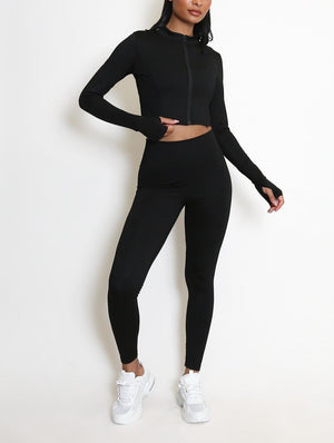 Active Gym Set with Jacket