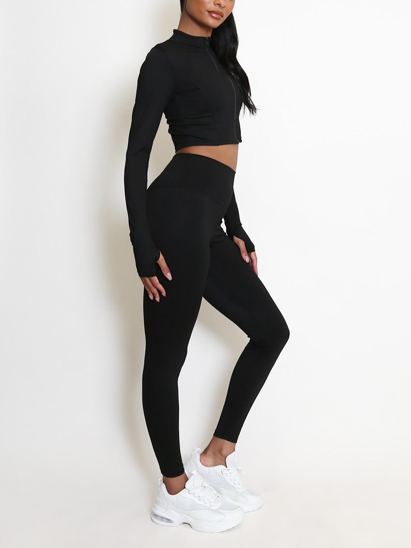 Active Gym Set with Jacket