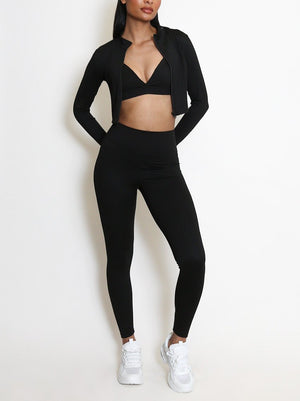 Active Gym Set with Jacket