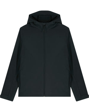 MENS HOODED SOFTSHELL JACKET