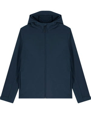 MENS HOODED SOFTSHELL JACKET