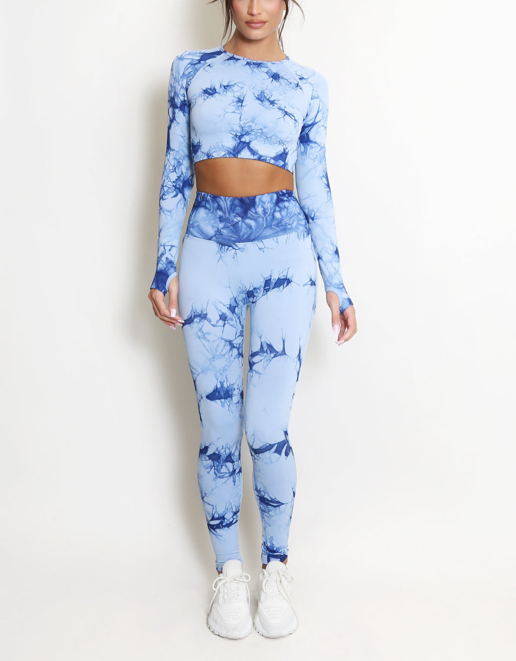 Tie Dye Tops And Leggings Set