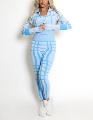 Printed Three Piece Gym set