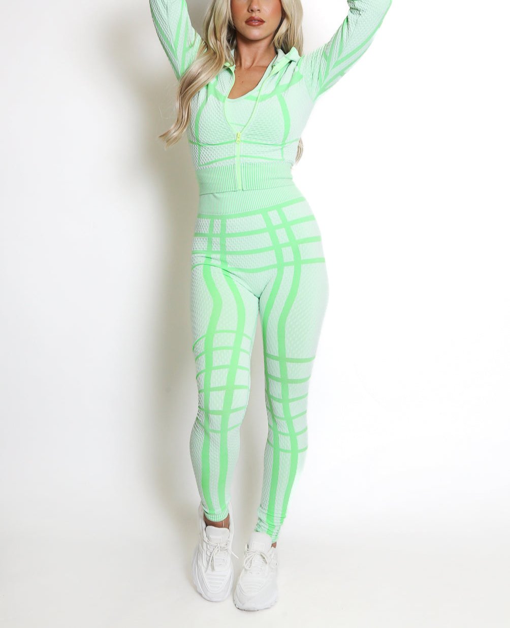 Printed Three Piece Gym set
