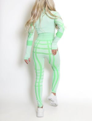 Printed Three Piece Gym set