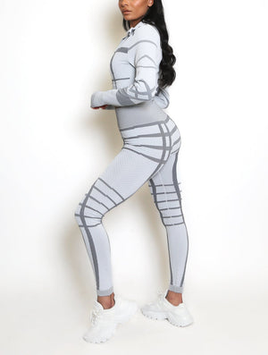 Printed Three Piece Gym set