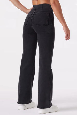 Black Denim Bootcut Jeans