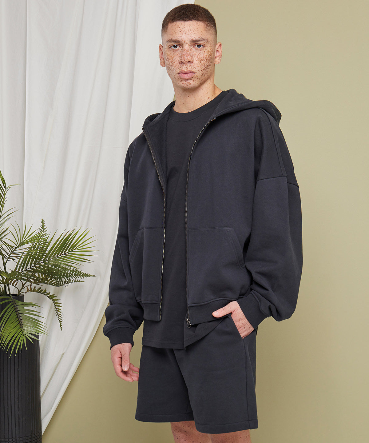 Oversized Zip Up Hoodie
