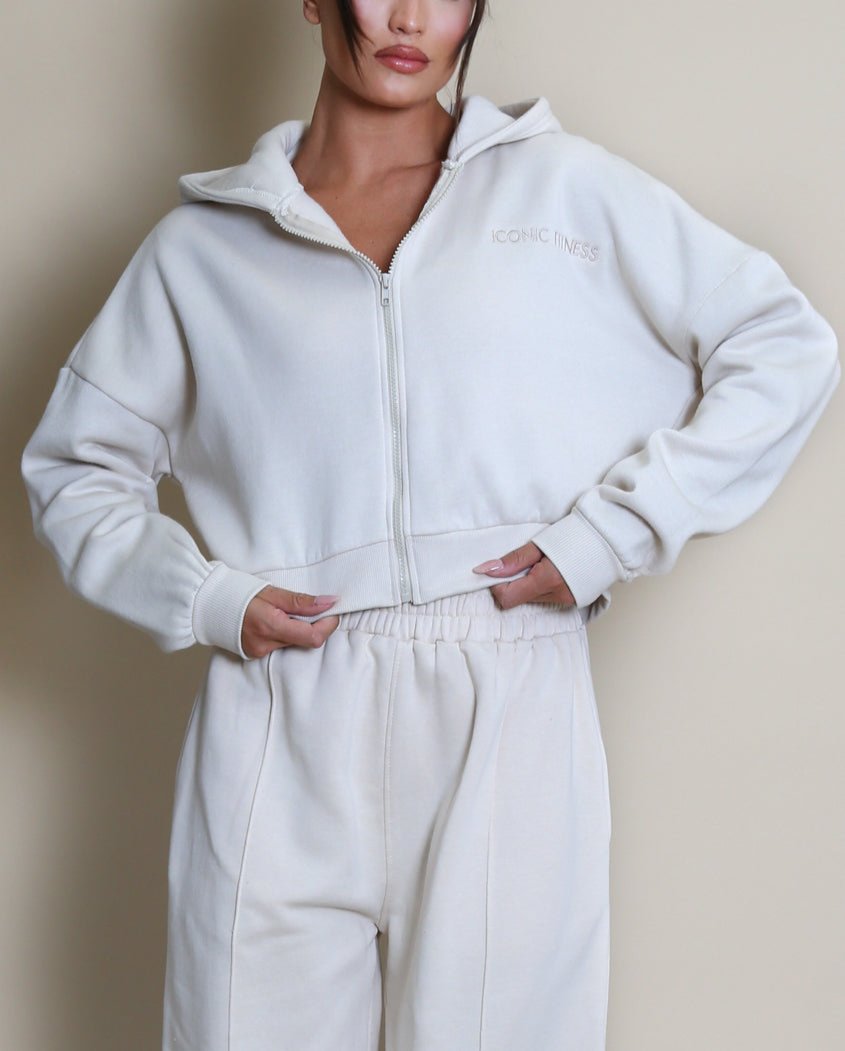 Iconic Hooded And Wide Leg Jogger Set