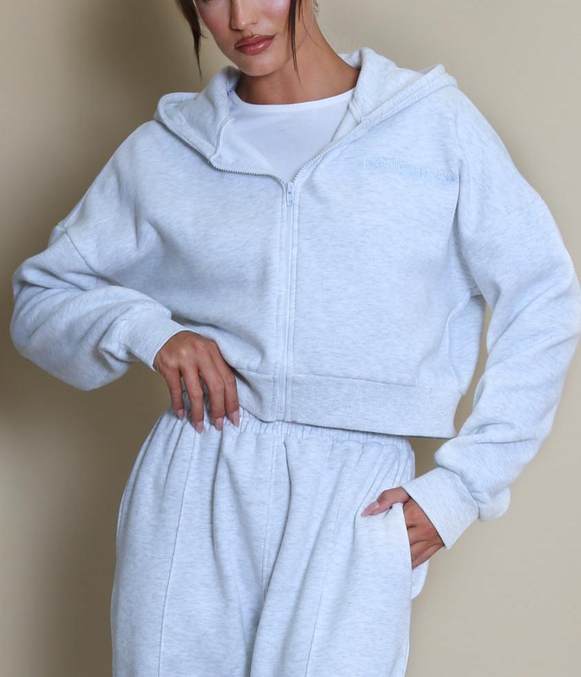 Iconic Hooded And Wide Leg Jogger Set