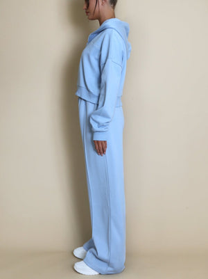 Iconic Hooded And Wide Leg Jogger Set