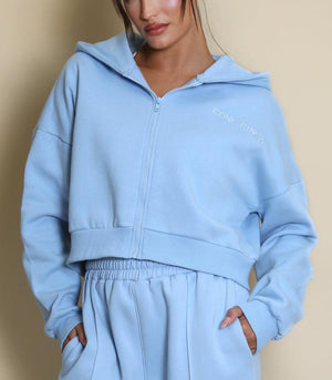 Iconic Hooded And Wide Leg Jogger Set