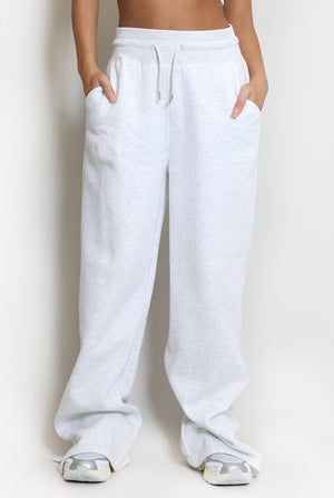 Wide Leg Split Hem Jogger