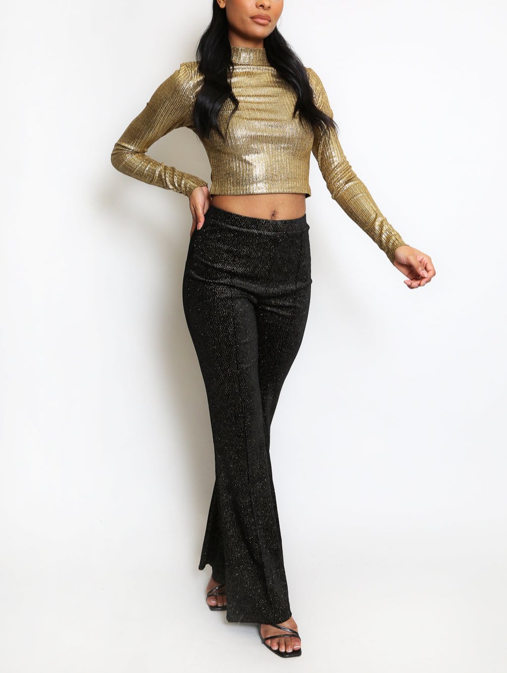 Embellished Flare Trouser