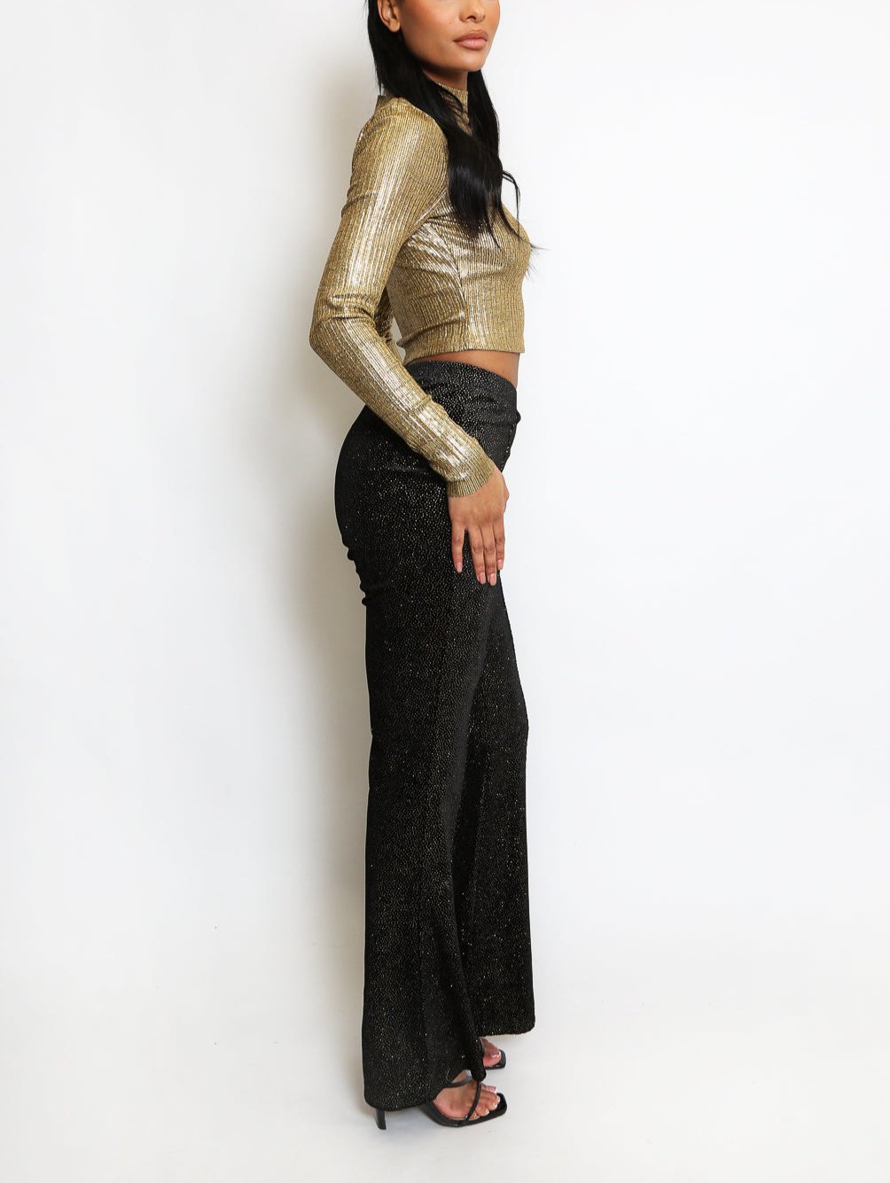 Embellished Flare Trouser