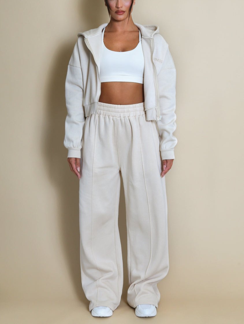Iconic Hooded And Wide Leg Jogger Set
