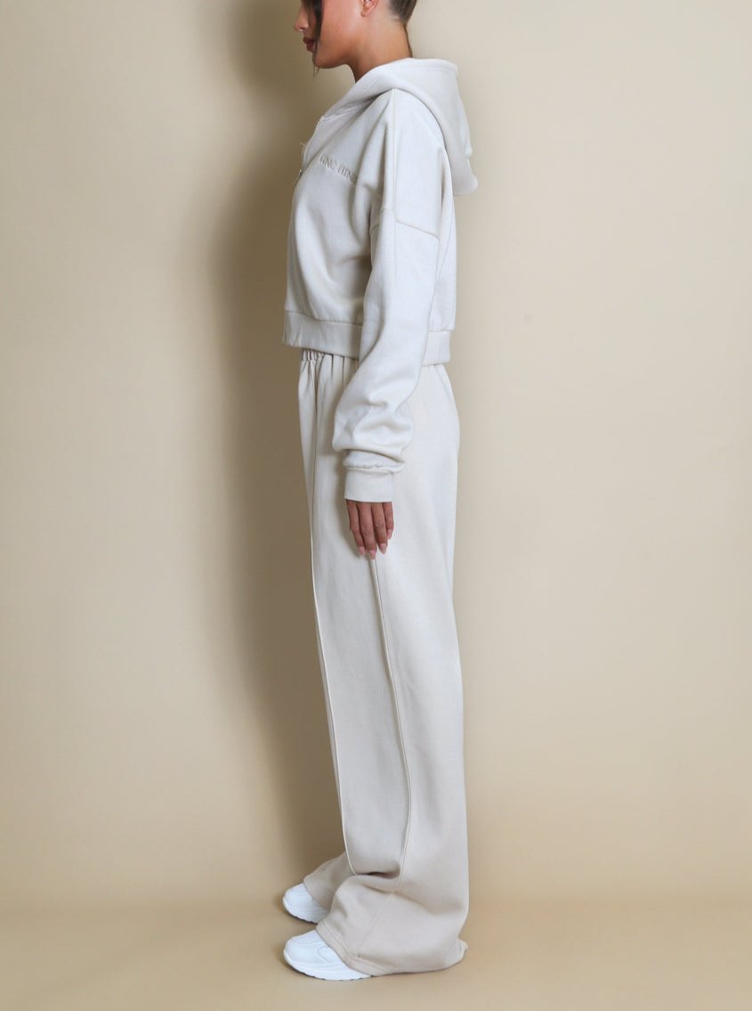 Iconic Hooded And Wide Leg Jogger Set