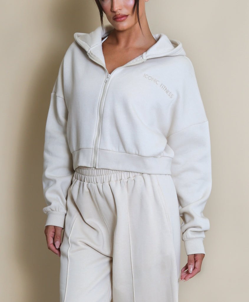Iconic Hooded And Wide Leg Jogger Set