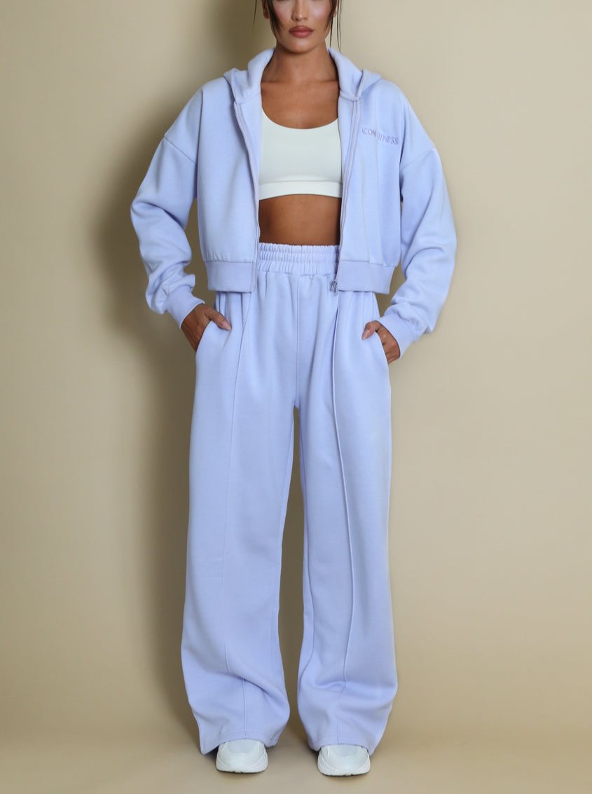Iconic Hooded And Wide Leg Jogger Set