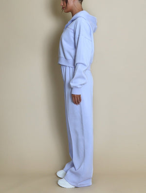 Iconic Hooded And Wide Leg Jogger Set