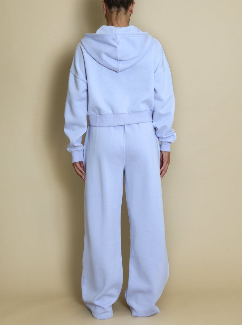 Iconic Hooded And Wide Leg Jogger Set
