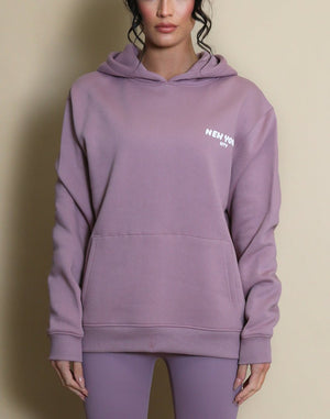 New York Bubble Print Hooded Sweatshirt