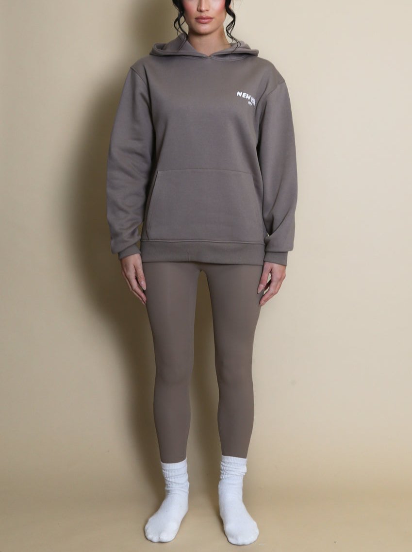 New York Bubble Print Hooded Sweatshirt