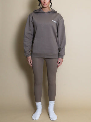 New York Bubble Print Hooded Sweatshirt