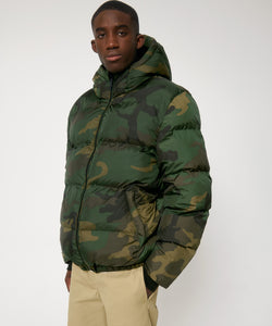 Puffer Camouflage Oversize Jacket