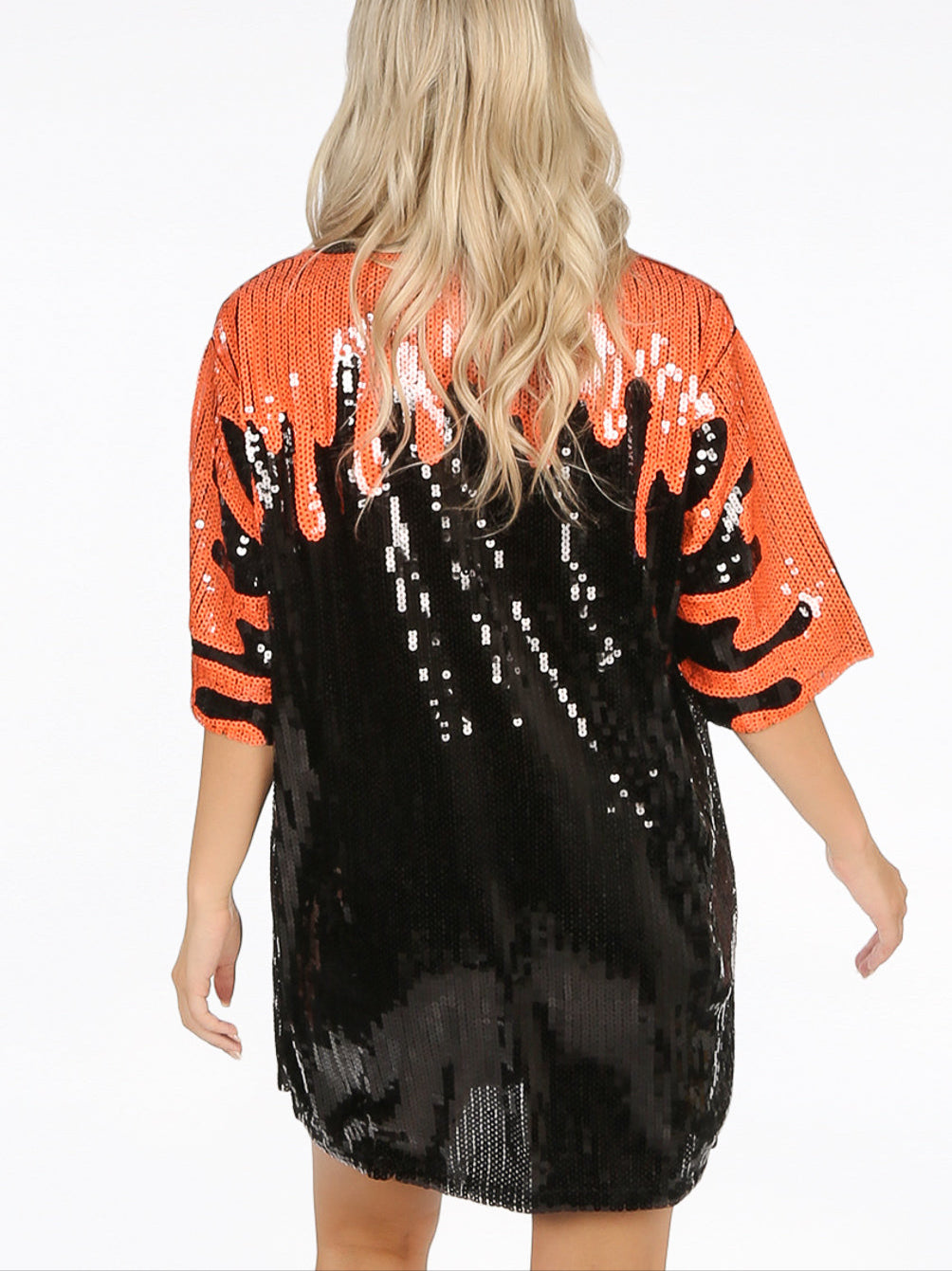 Sequin Monster T-Shirt Dress